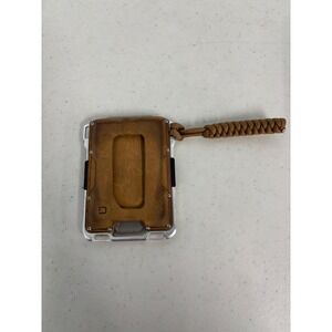 Dango Products T01 Tactical Wallet Brown Leather Aluminum Multi-tool EDC Lanyard